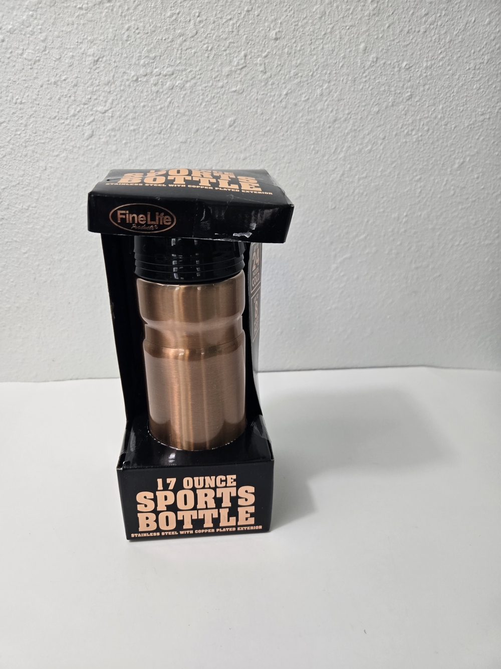 Copper-Colored 17 oz Sports Bottle